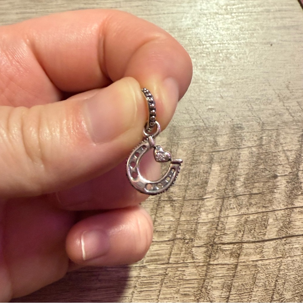 Pandora Horseshoe Dangle Charm